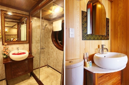 Oriental Sails cruise - bathroom